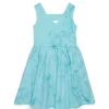 MAX&Co. Abito a portafoglio in popeline effetto acquarello | Bambino Vestiti | Party Looks