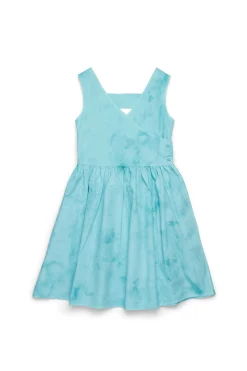 MAX&Co. Abito a portafoglio in popeline effetto acquarello | Bambino Vestiti | Party Looks