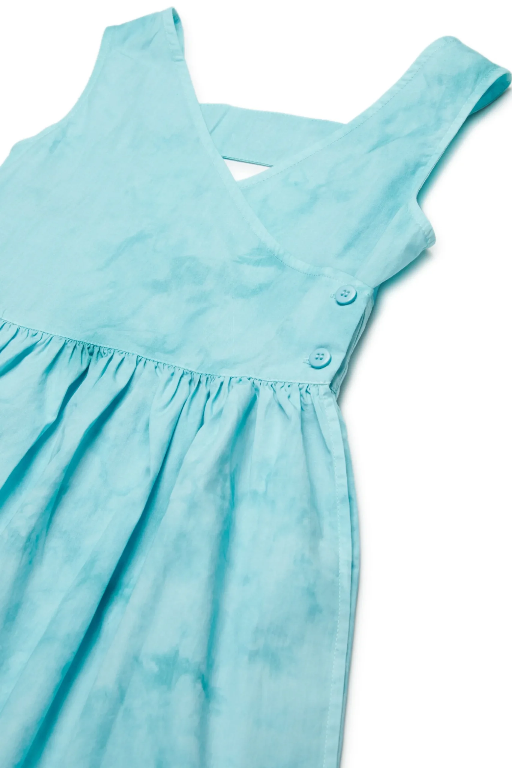 MAX&Co. Abito a portafoglio in popeline effetto acquarello | Bambino Vestiti | Party Looks