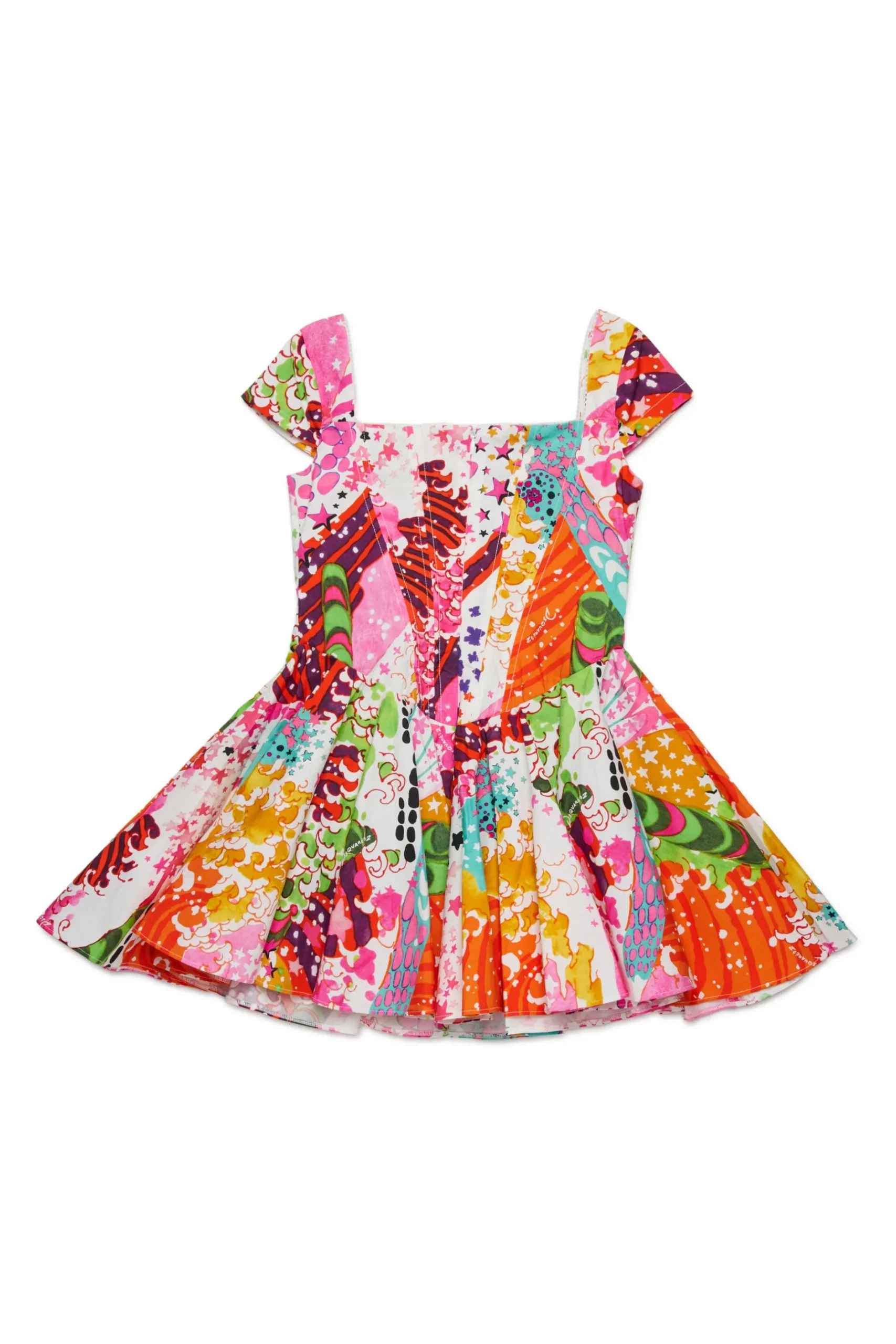 DSQUARED2 Abito allover Psychedelic Dreams | Bambino Vestiti | Party Looks