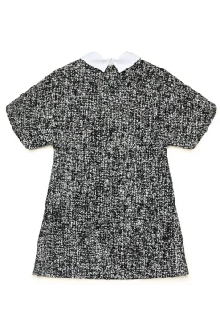 N°21 Abito in bouclé con catenelle | Vestiti