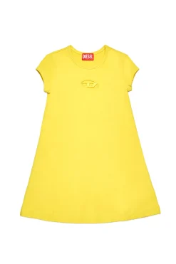 DIESEL Abito in cotone con logo Oval D | Bambino Vestiti | Oval D By Diesel