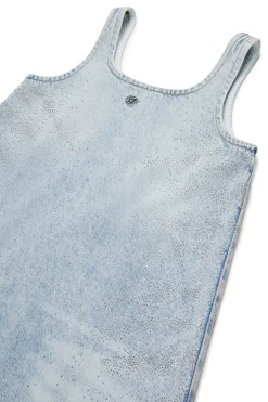 DIESEL Abito in denim chiaro con microstones | Bambino Vestiti | Denim-Mania