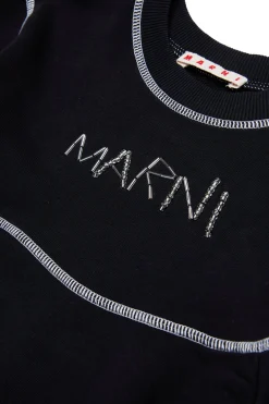 MARNI Abito in felpa con logo baguette | Vestiti