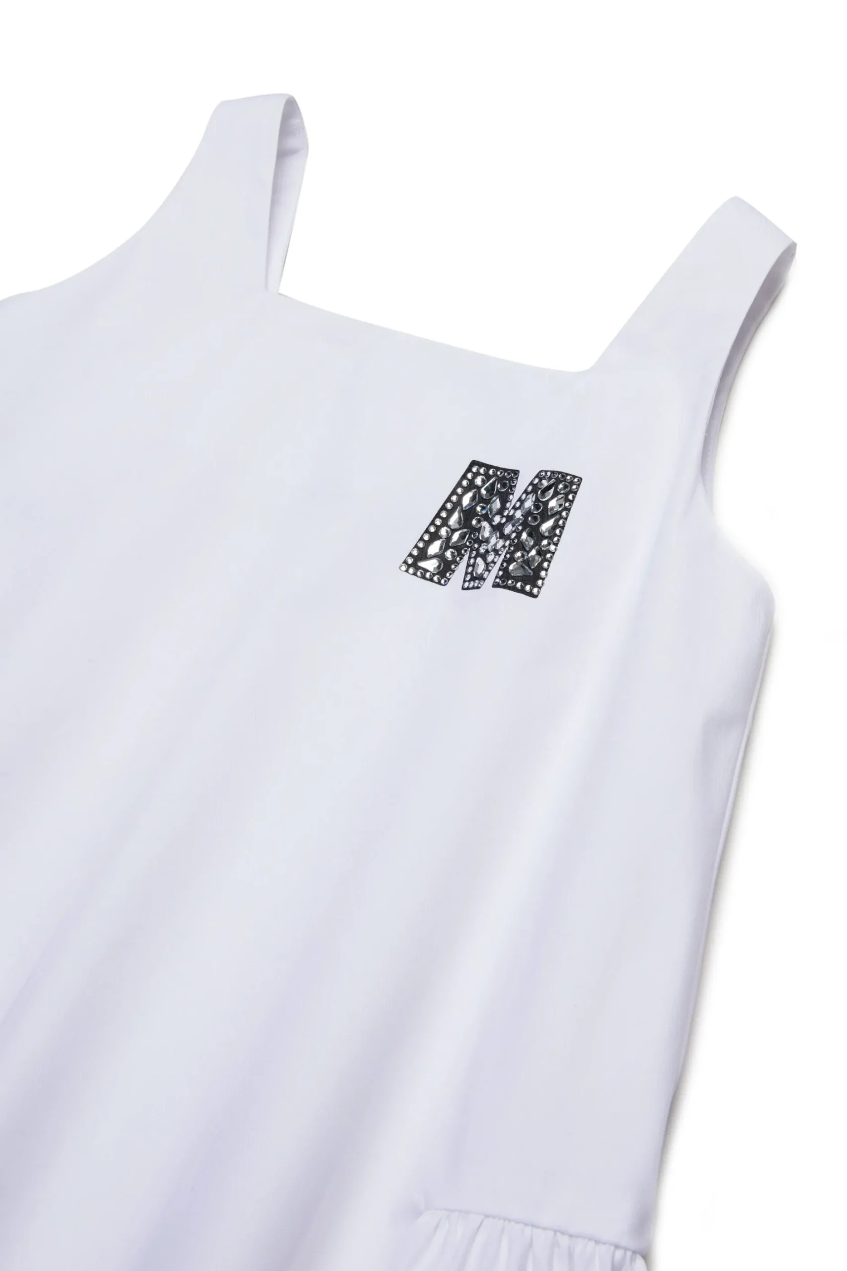 MARNI Abito in gabardina con logo Rhinestones | Vestiti