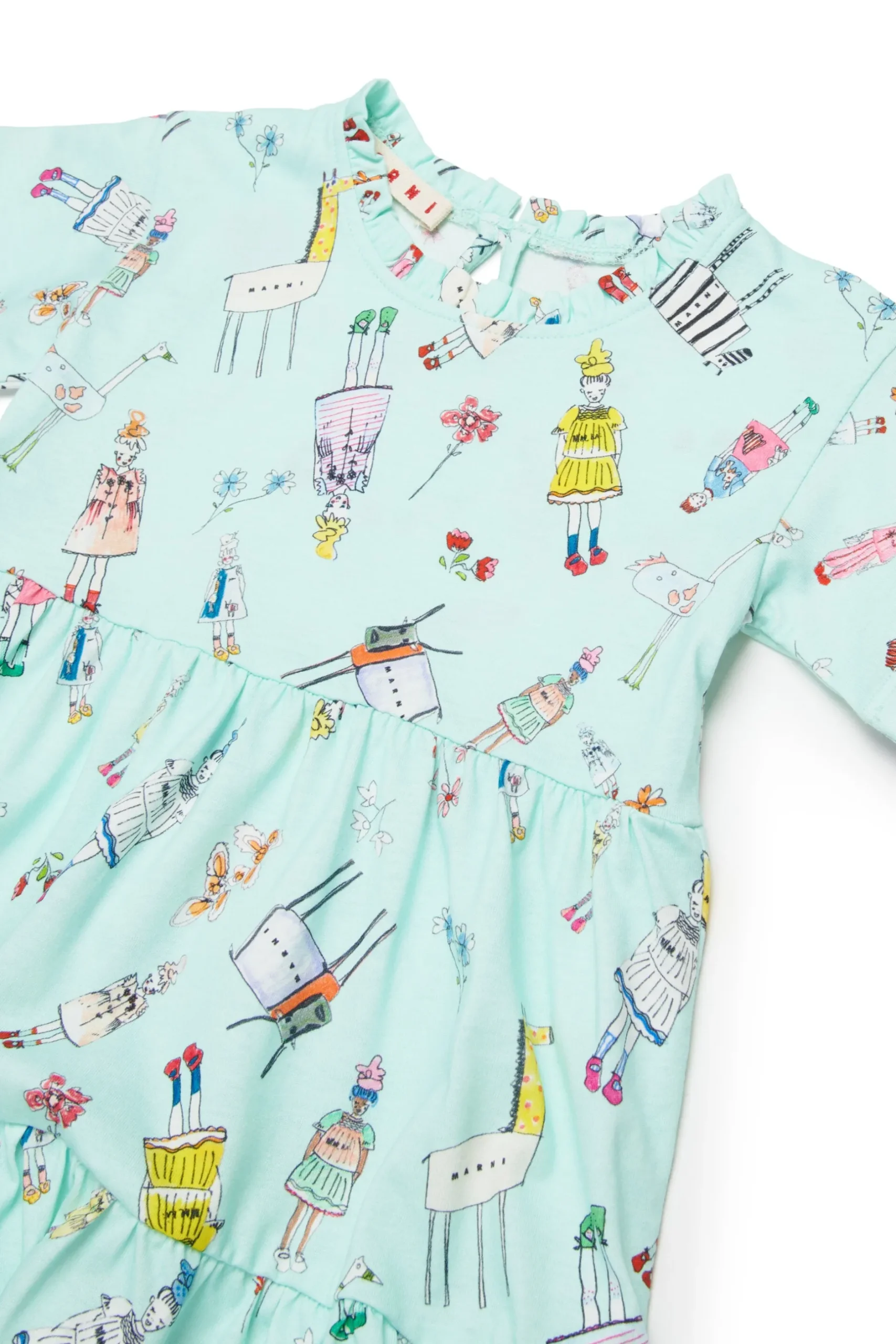 MARNI Abito in jersey allover Rainbow Day | Vestiti