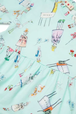 MARNI Abito in jersey allover Rainbow Day | Vestiti