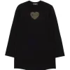 DSQUARED2 Abito in punto Milano con cuore in tulle | Vestiti