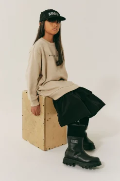 MM6 MAISON MARGIELA Abito maxi-felpa con doppia balza | Vestiti