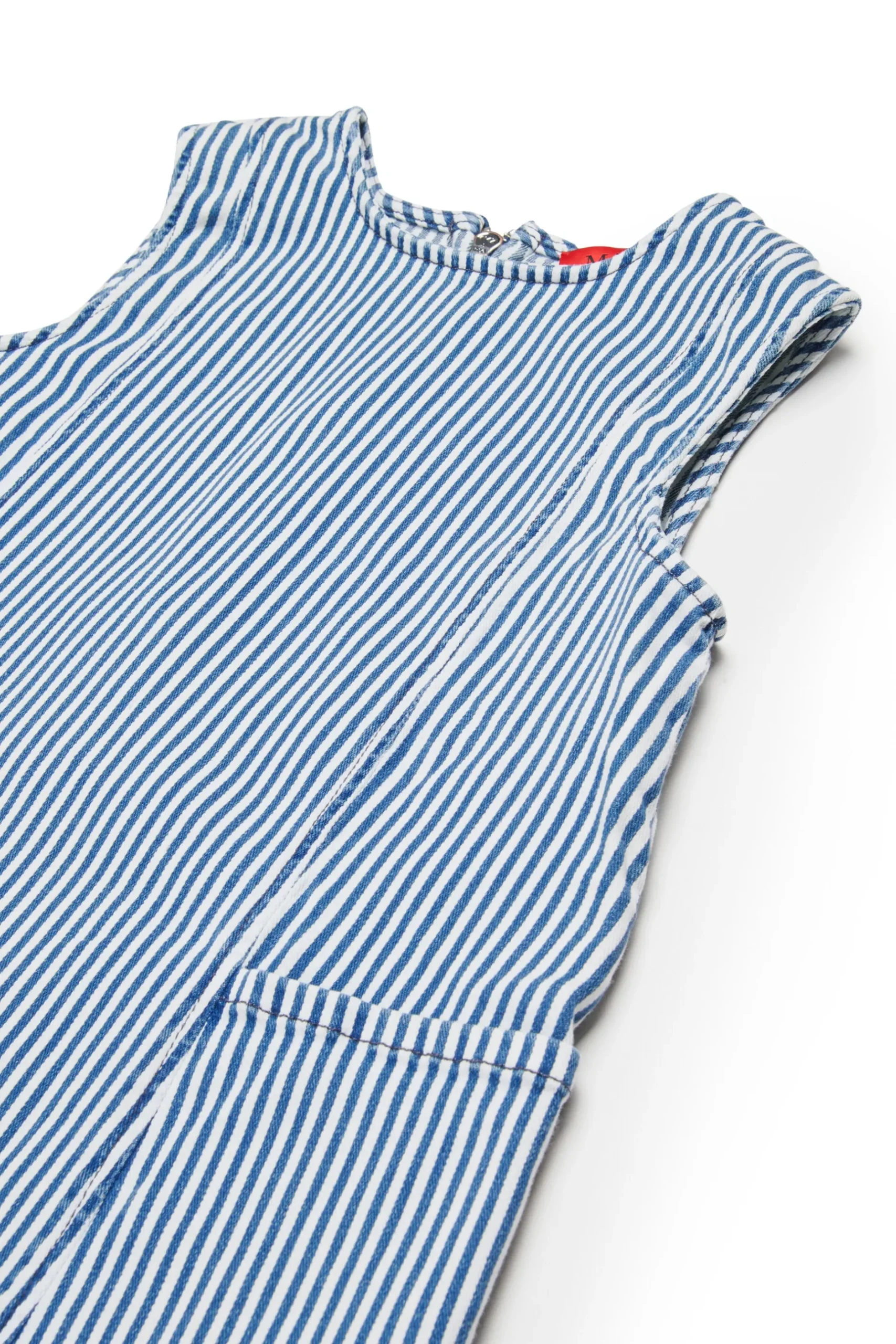 MAX&Co. Abito smanicato in denim a righe | Vestiti