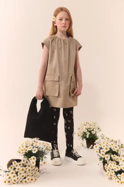 MM6 MAISON MARGIELA Abito smanicato in twill con tasche | Vestiti