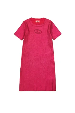 DIESEL Abito tubino in maglia a coste effetto mylar | Bambino Vestiti | Oval D By Diesel
