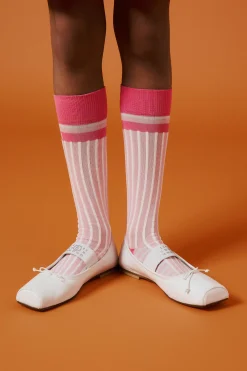 MM6 MAISON MARGIELA Ballerine classiche in pelle con Numeric logo | Bambino Sandali E Ciabatte | Ciabatte E Sandali