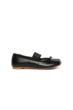 MM6 MAISON MARGIELA Ballerine in pelle con Numeric logo | Sandali E Ciabatte | Ciabatte E Sandali