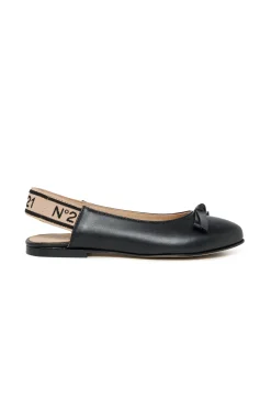 N°21 Ballerine slingback in pelle con fiocco | Sandali E Ciabatte | Ciabatte E Sandali