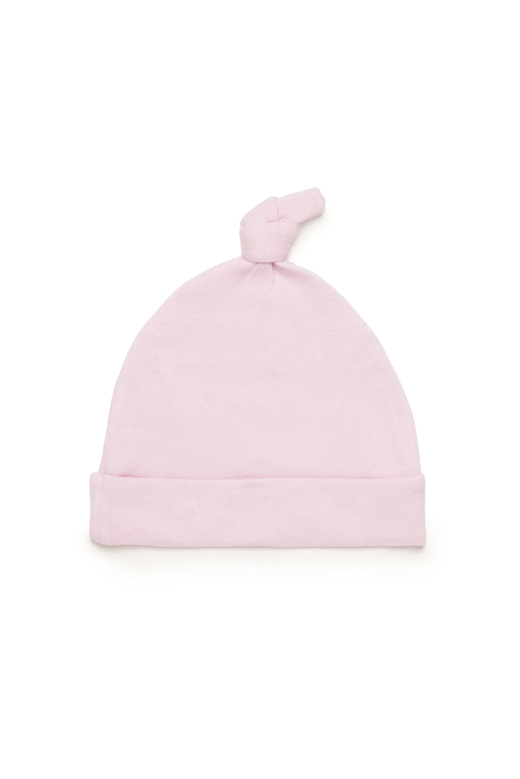 DIESEL Berretto beanie in microcostine con logo Oval D | Bambino Neonato (0-12M) | Oval D By Diesel