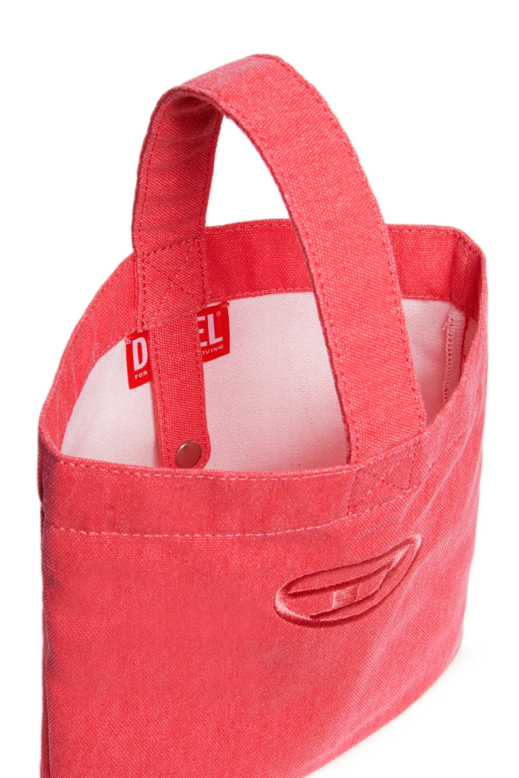 DIESEL Borsa a secchiello in canvas con logo Oval D | Bambino Borse E Zaini | Oval D By Diesel