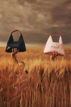 MARNI Borsa Diamond con logo Flower | Bambino Borse E Zaini | Logomania