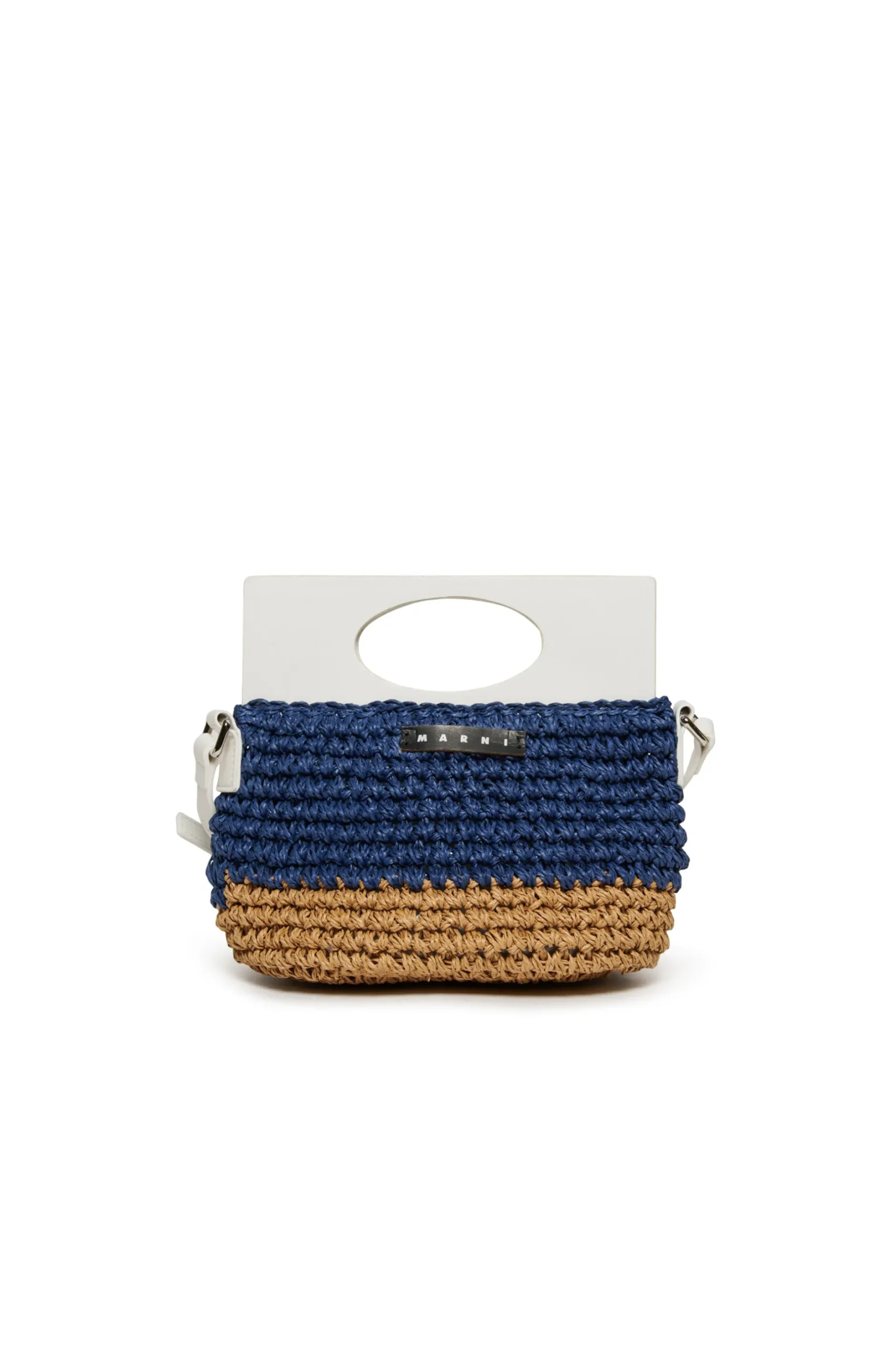 MARNI Borsa Light in tessuto effetto rafia | Borse E Zaini