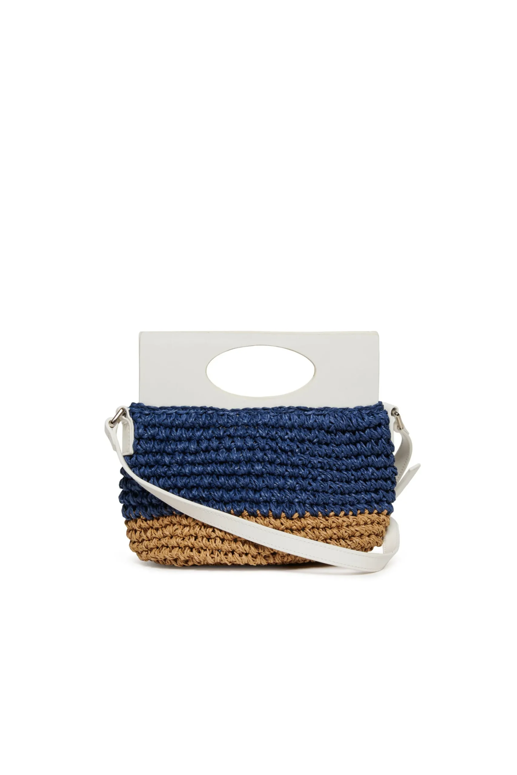 MARNI Borsa Light in tessuto effetto rafia | Borse E Zaini