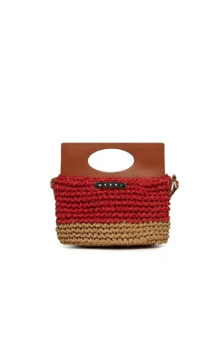 MARNI Borsa Light in tessuto effetto rafia | Borse E Zaini