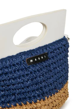 MARNI Borsa Light in tessuto effetto rafia | Borse E Zaini