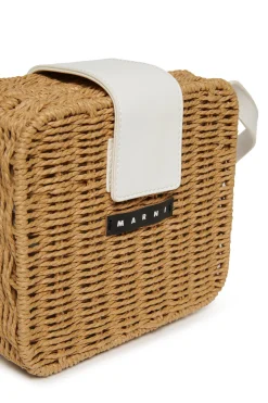 MARNI Borsa Pic-Nic in tessuto effetto rafia | Borse E Zaini