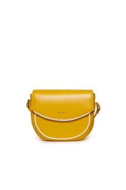 MARNI Borsa Smile Bag in tessuto spalmato con tracolla | Borse E Zaini