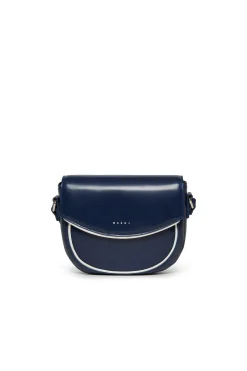 MARNI Borsa Smile Bag in tessuto spalmato con tracolla | Borse E Zaini