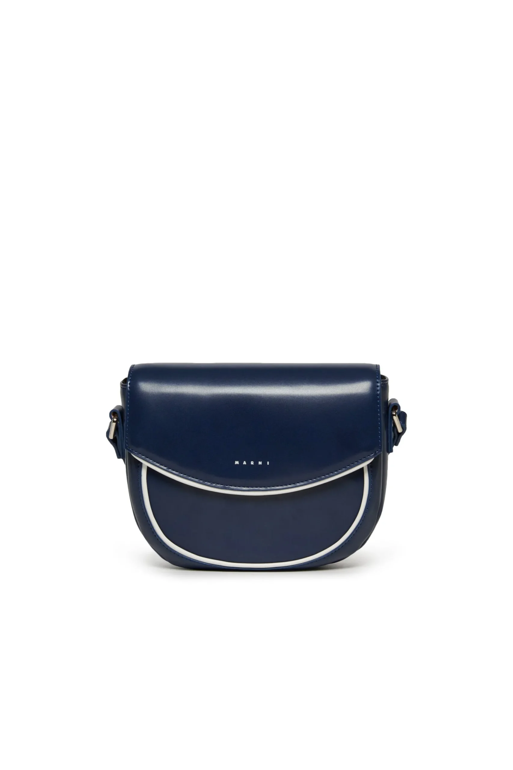 MARNI Borsa Smile Bag in tessuto spalmato con tracolla | Borse E Zaini