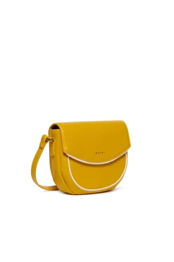 MARNI Borsa Smile Bag in tessuto spalmato con tracolla | Borse E Zaini