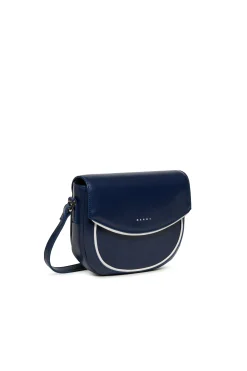 MARNI Borsa Smile Bag in tessuto spalmato con tracolla | Borse E Zaini