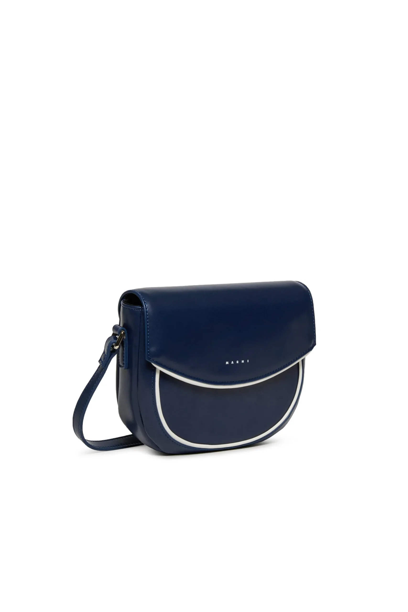 MARNI Borsa Smile Bag in tessuto spalmato con tracolla | Borse E Zaini