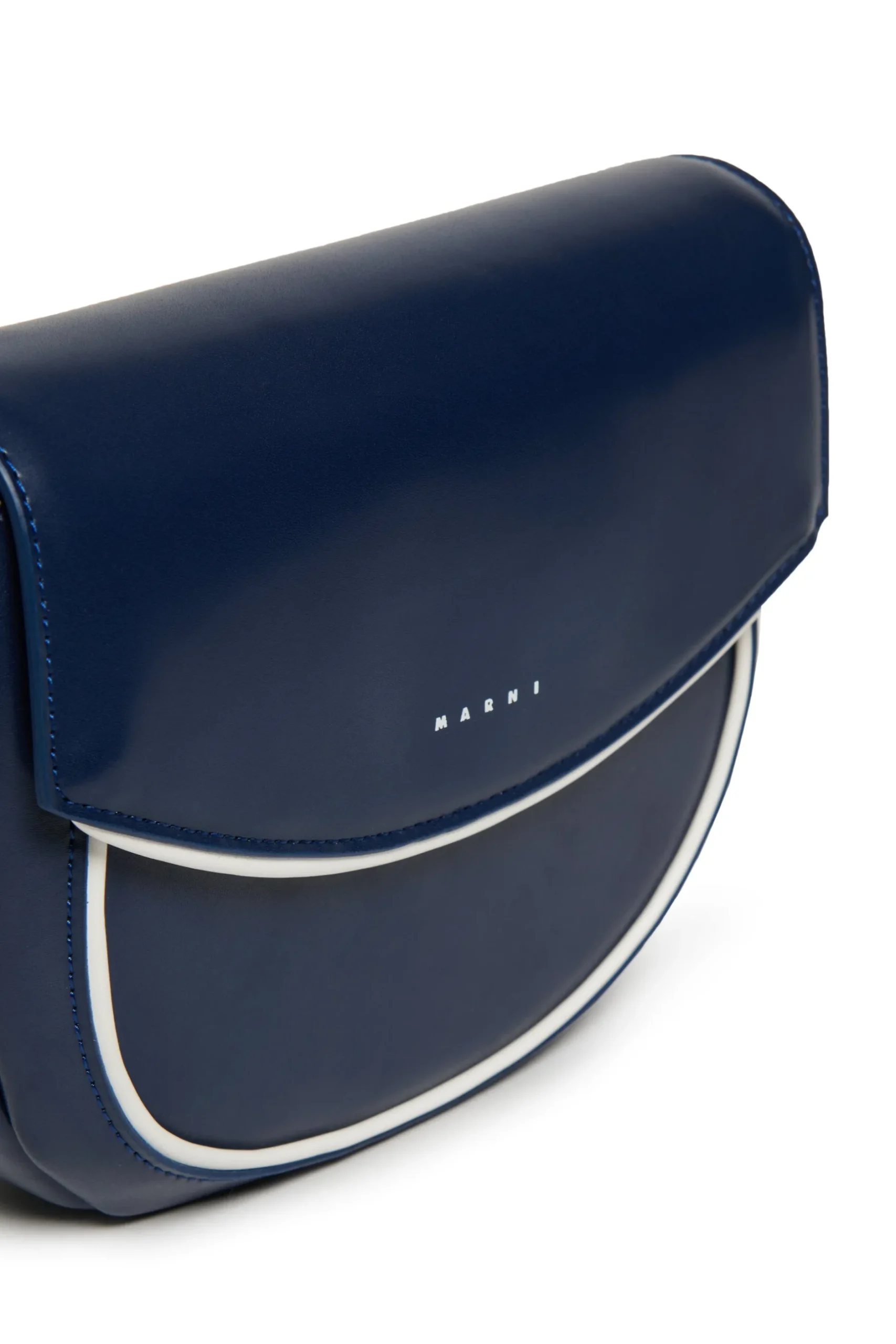 MARNI Borsa Smile Bag in tessuto spalmato con tracolla | Borse E Zaini