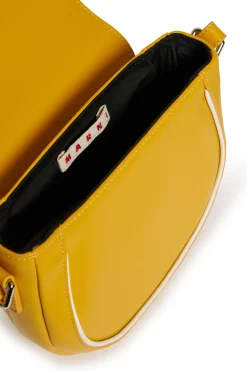 MARNI Borsa Smile Bag in tessuto spalmato con tracolla | Borse E Zaini