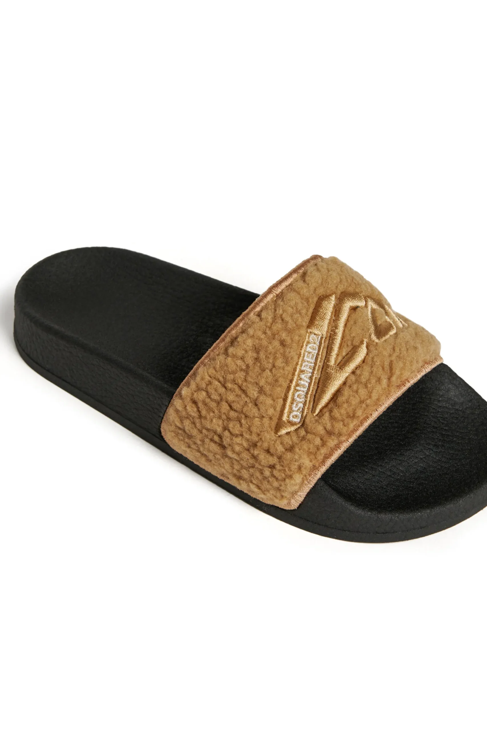 DSQUARED2 Branded teddy slides | Bambino Sandali E Ciabatte | Ciabatte E Sandali