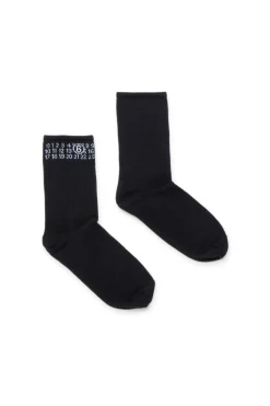 MM6 MAISON MARGIELA Calzini a costine con numeric logo | Bambino Calzini | Logomania