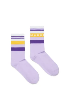 MARNI Calzini in nylon con logo | Calzini
