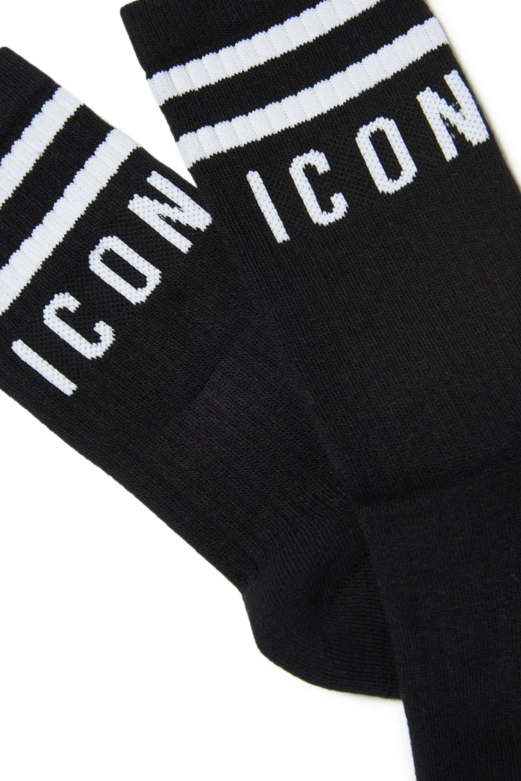 DSQUARED2 Calzini neri con logo Icon - 1 paio | Bambino Calzini | Logomania
