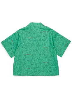 MARNI Camicia bowling in popeline allover Joy | Bambino Camicie | Camicie