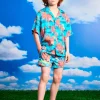DIESEL Camicia bowling in viscosa allover Hawaii | Bambino Swimwear | Swimwear