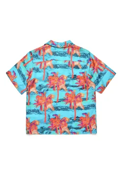 DIESEL Camicia bowling in viscosa allover Hawaii | Bambino Swimwear | Swimwear
