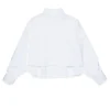 MM6 MAISON MARGIELA Camicia cropped in popeline con plissè sul retro | Bambino Camicie | Camicie