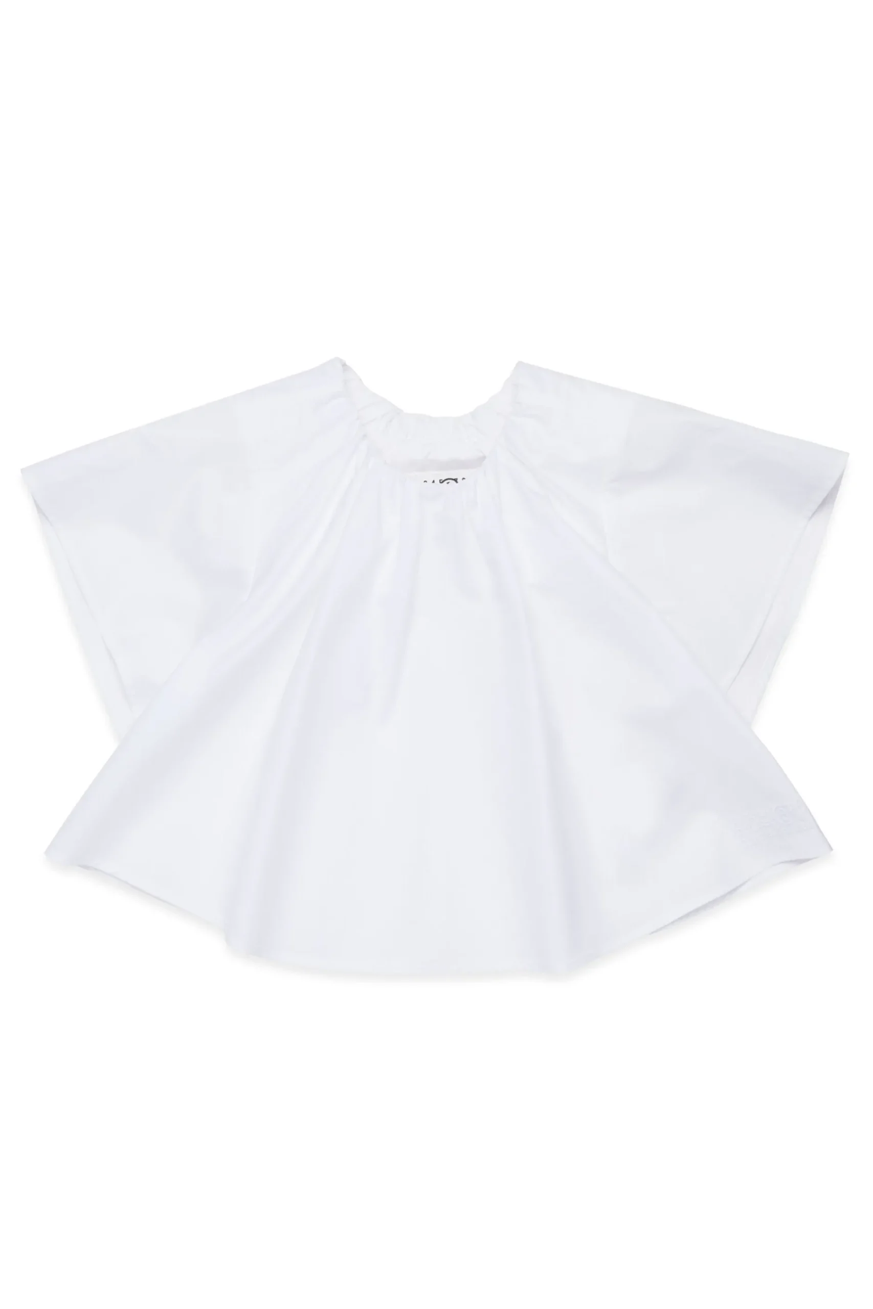 MM6 MAISON MARGIELA Camicia in popeline con arricciature | Bambino Camicie | Party Looks