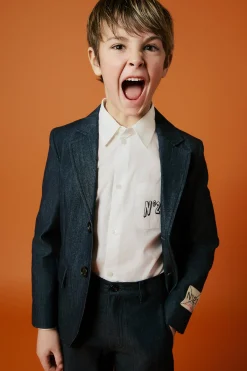 N°21 Camicia in popeline con grafica | Bambino Party Looks | Party Looks