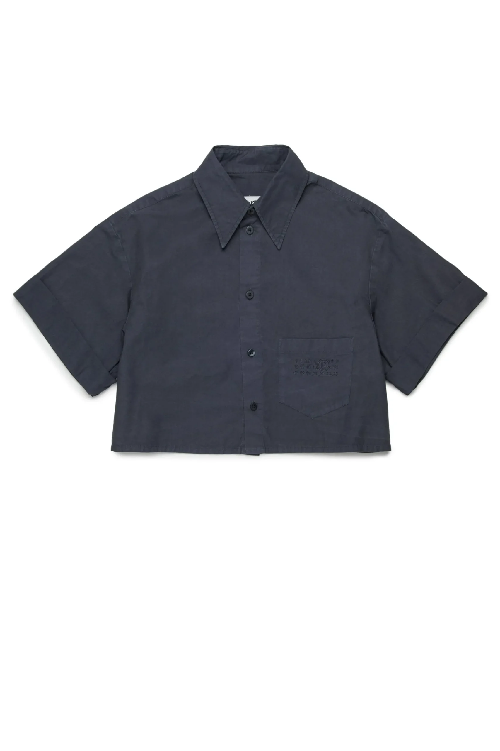 MM6 MAISON MARGIELA Camicia in popeline con maniche risvoltate | Bambino Camicie | Camicie