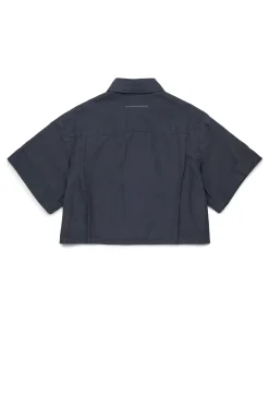 MM6 MAISON MARGIELA Camicia in popeline con maniche risvoltate | Bambino Camicie | Camicie