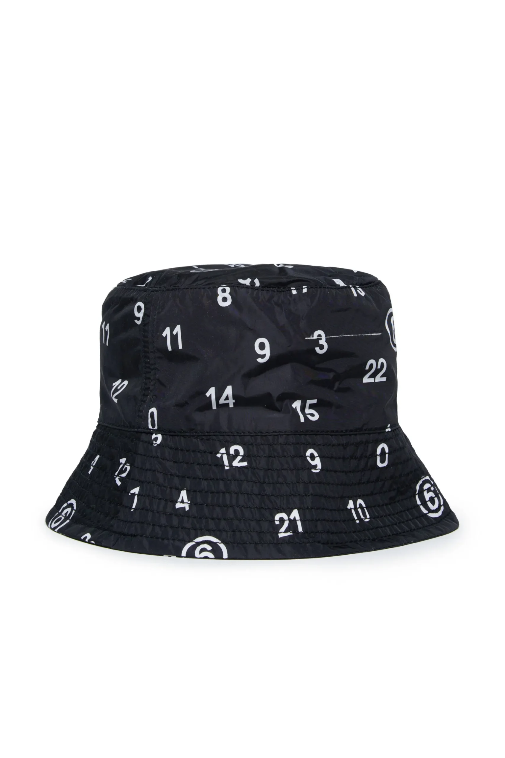 MM6 MAISON MARGIELA Cappello alla pescatora allover Numeric logo | Bambino Berretti E Cappelli | Logomania