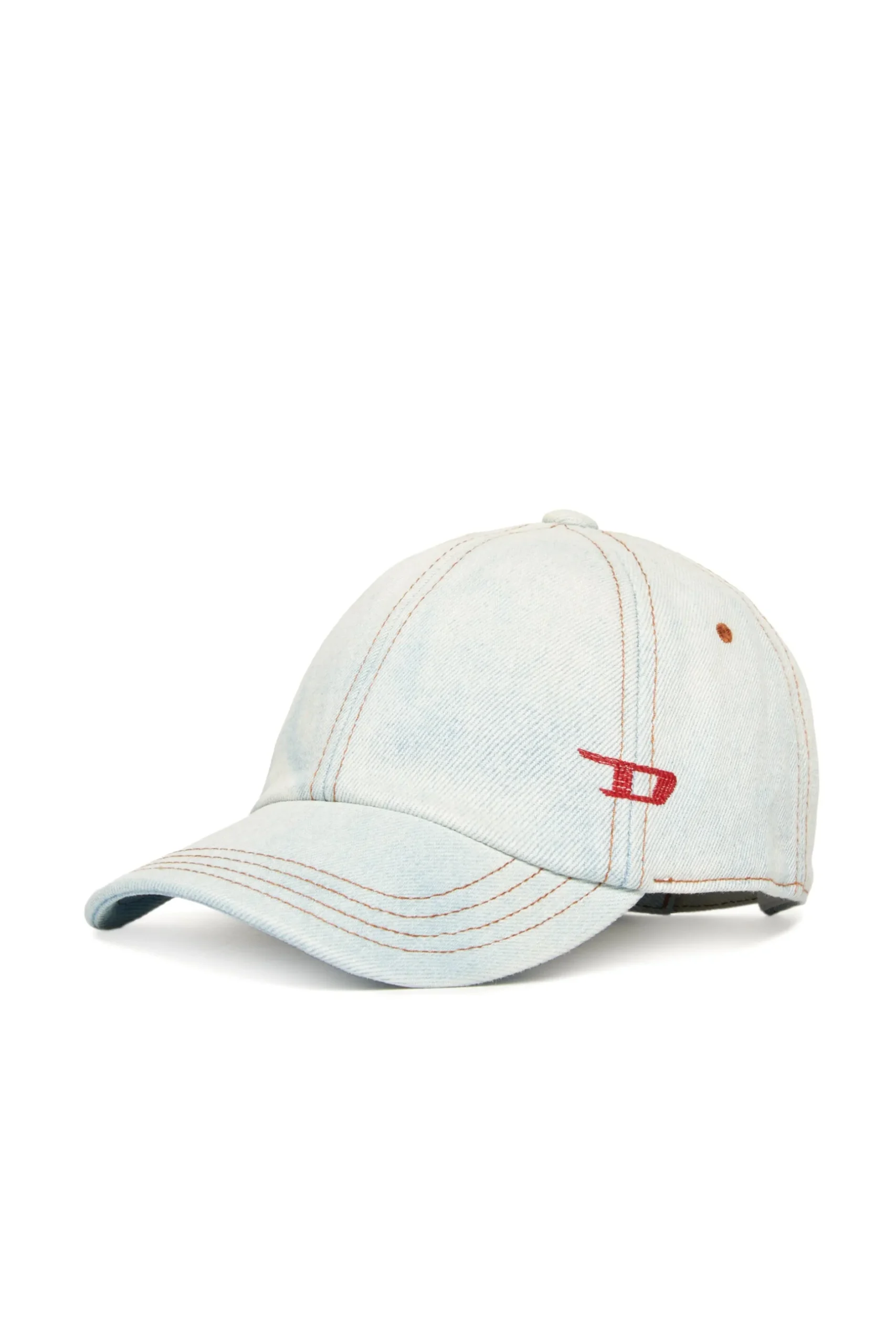 DIESEL Cappello da baseball in denim chiaro bleached | Bambino Berretti E Cappelli | Denim-Mania