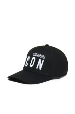 DSQUARED2 Cappello da baseball in gabardina con logo Icon | Bambino Berretti E Cappelli | Berretti E Cappelli